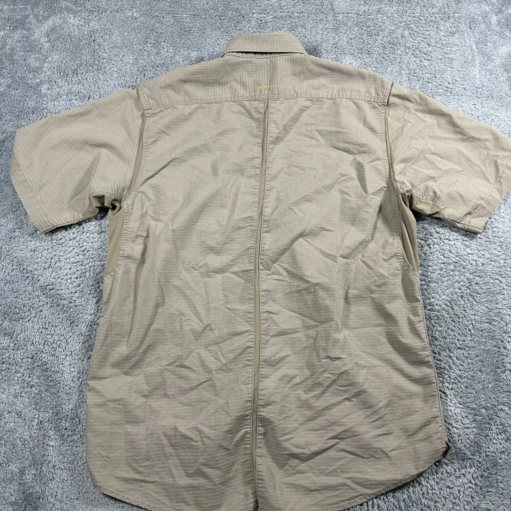 Ariat Rebar Workwear Ripstop Button Shirt Chest Pockets Thick Zip Pocket Size‎ L - Picture 5 of 7